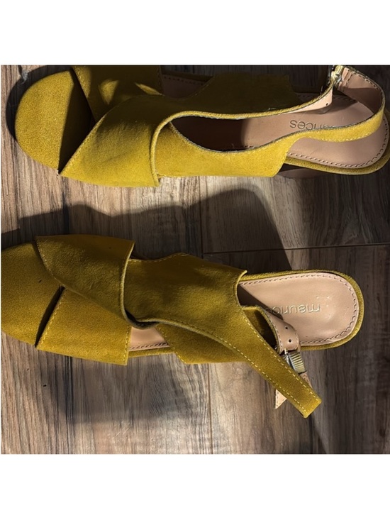 Maurices Shoes - Women’s Mustard Suede Slingback Sandals